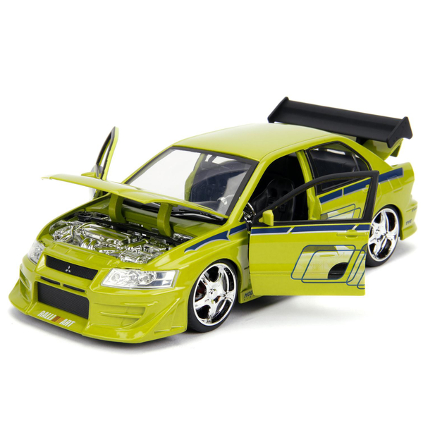 Машина металлическая Jada Форсаж Mitsubishi Lancer Evolution 7, 1:24, салатовый (9399788314R00) - Pampik - 3