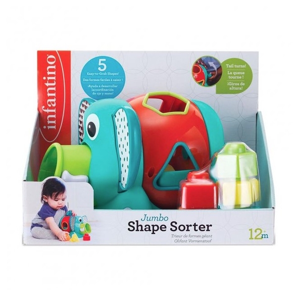 Розвиваюча іграшка-сортер Infantino Джамбо (306912I) - Pampik - 2