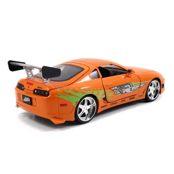 Машина металлическая Jada Форсаж Toyota Supra 1995, 1:24, оранжевый (9397168314R00) - Pampik - 3