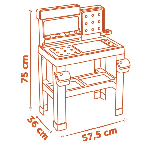 Игровой набор Smoby Black+Decker. Профессиональная мастерская (7600360740) - Pampik - 2