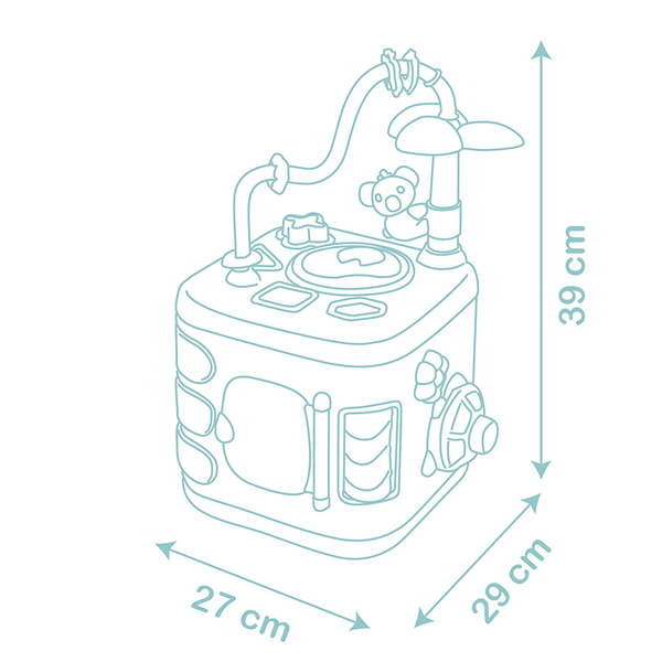 Багатофункціональний центр Smoby Little Куб. Коала (140306) - Pampik - 3