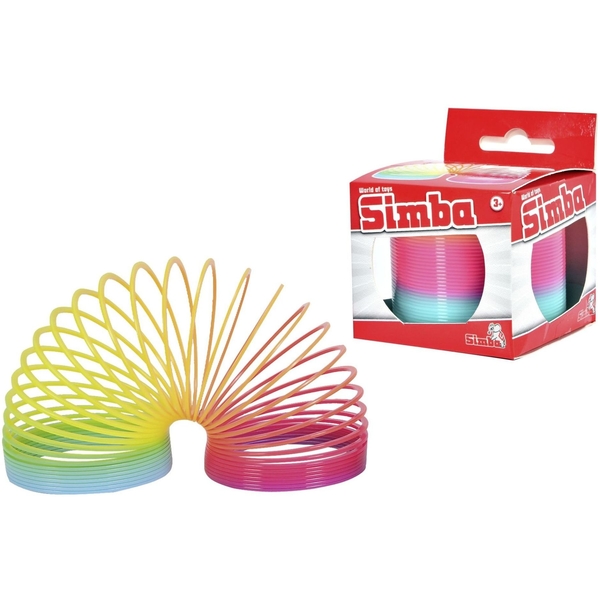 Игрушка-антистресс Simba Пружинка Радуга, 6 см (8614723) - Pampik - 3