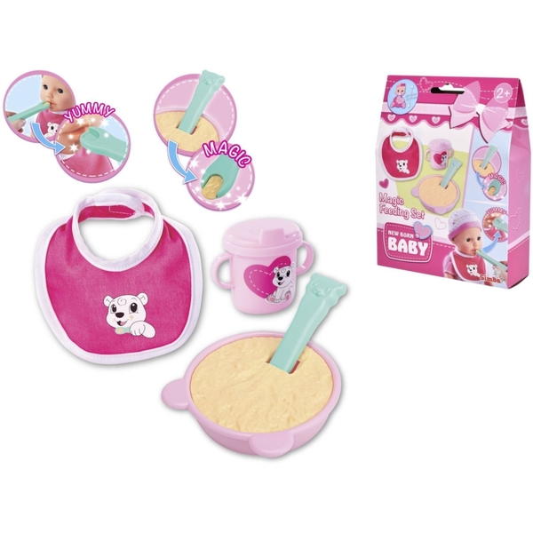 Ігровий набір для годування Simba New Born Baby Магічна ложка (5560515) - Pampik - 2