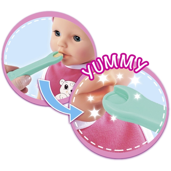 Ігровий набір для годування Simba New Born Baby Магічна ложка (5560515) - Pampik - 4