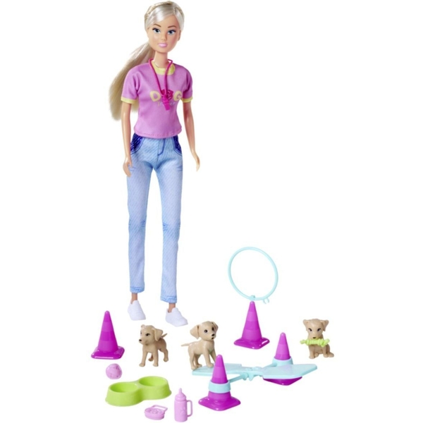 Игровой набор Simba Steffi & Evi Love Кукла Штеффи Тренировочная площадка для собачек (5733991) - Pampik - 2