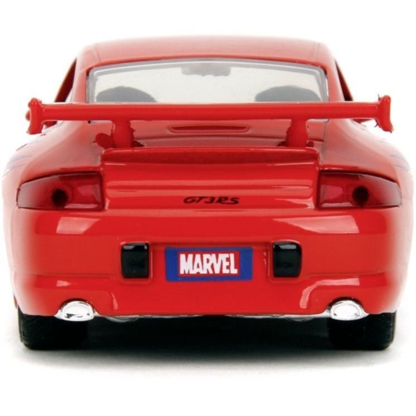 Машина металлическая Jada Марвел. Человек-Паук Порше 911 GT3 RS (996), 1:32, красный (253222020) - Pampik - 9