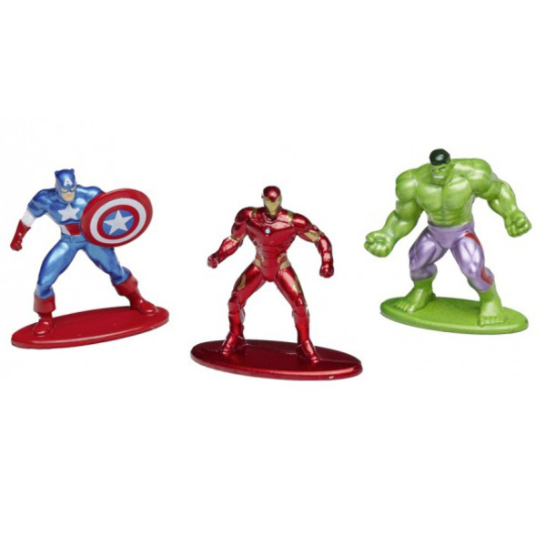 Набор фигурок металлических коллекционных Jada Марвел. Мстители, высота 4 см, 6 шт. (9335006314R01) - Pampik - 2