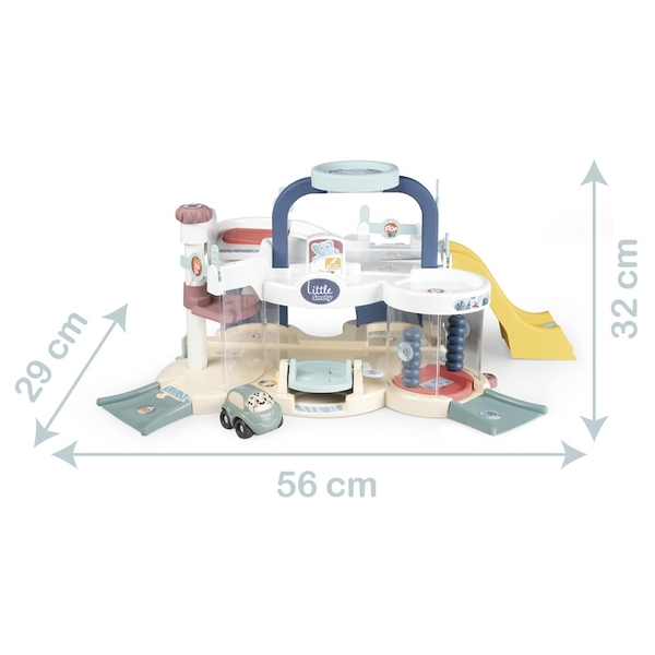 Игровой набор Smoby Little Первый гараж с машинкой (7600140202) - Pampik - 4
