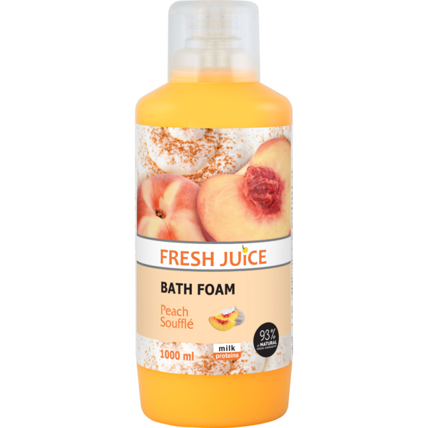 Піна для ванн Fresh Juice Peach soufflé, 1 л - Pampik
