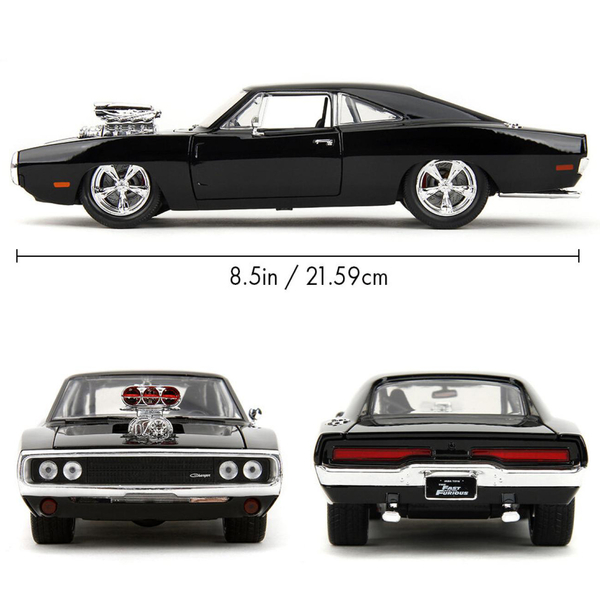 Машина металлическая Jada Форсаж Додж Чарджер, 1:24, черный (9335421314R00) - Pampik - 3