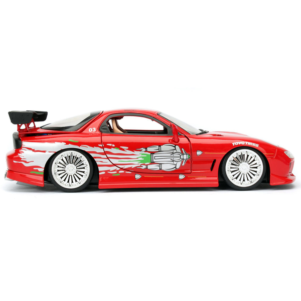 Машина металева Jada Форсаж Мазда RX-7, 1:24, червоний (9398338314R00) - Pampik - 3