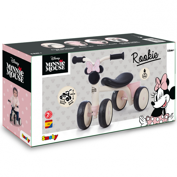 Біговел 4-колісний Smoby Минни Маус Роккі, 12+ міс., рожевий (7600721406) - Pampik - 5