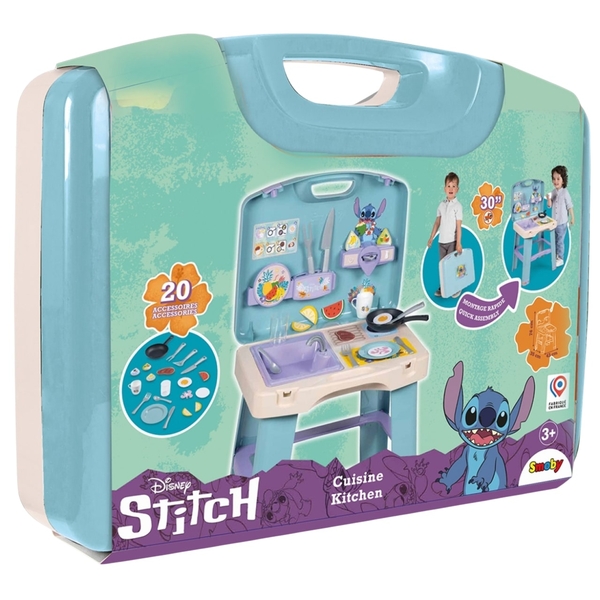 Ігровий набір Smoby Дісней Стіч. Розумна кухня, в кейсі, 43x35x76 см (7600311909) - Pampik - 7