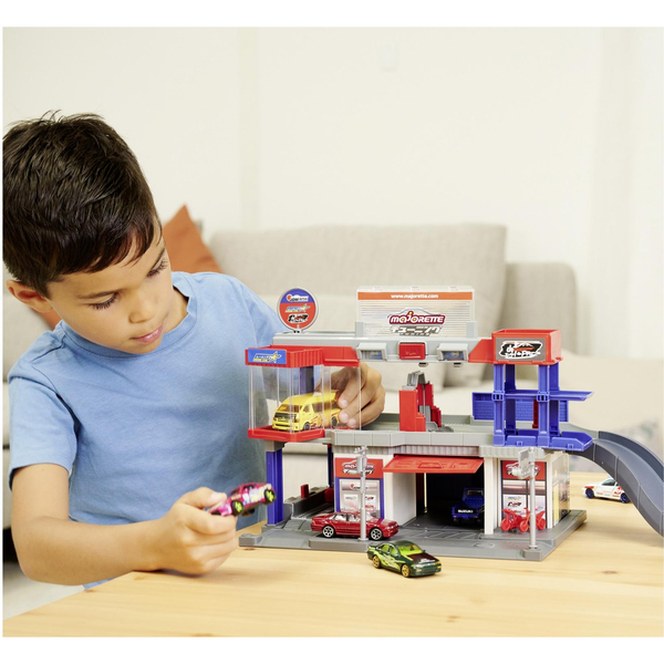 lгровий набiр Majorette Японська серiя Тюнiнг центр, з машинкою, зi звуком та свiтлом (2051033) - Pampik - 6