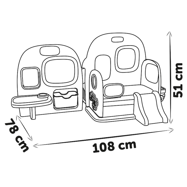 Ігровий набір Smoby Baby Care. Дитячий центр 5 в 1 (7600240308) - Pampik - 4