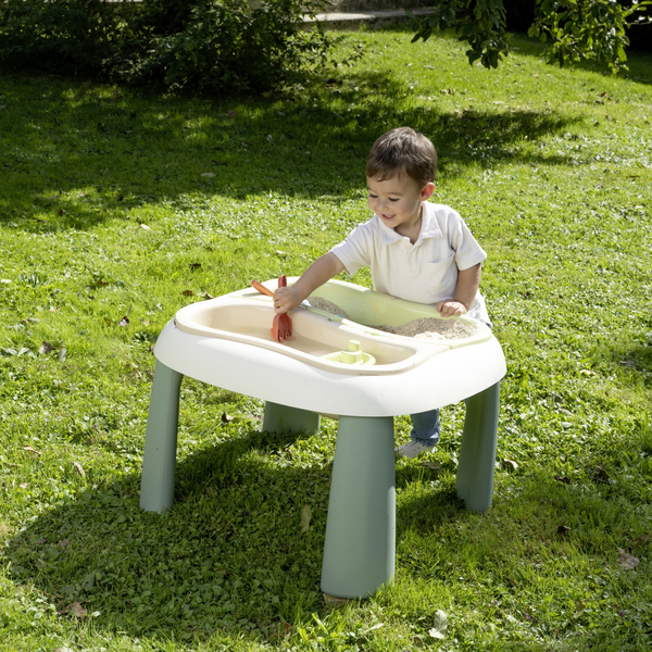 Игровой стол Smoby Life 2 в 1 для игры с песком и водой, с набором для песка, 18+ мес. (7600840111) - Pampik - 4