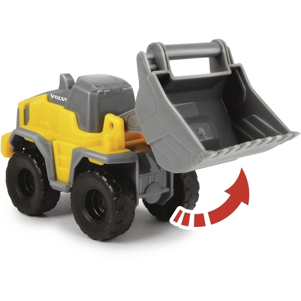 Ігровий набір Dickie Toys Вантажівка Мак з технікою Вольво, 32 см (3725005) - Pampik - 5