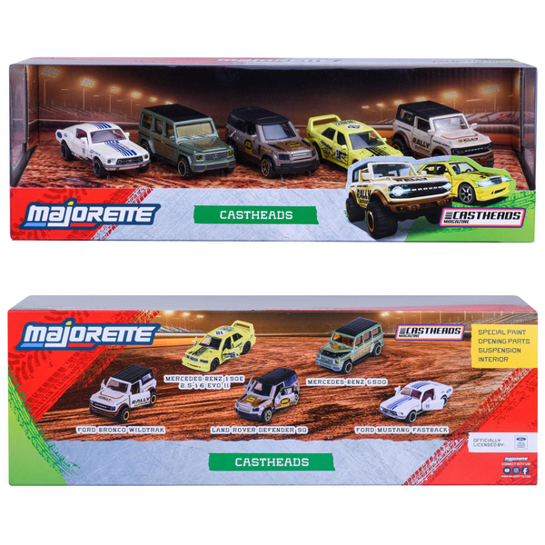 Набор металлических машинок Majorette КастХедс Премиум, 7.5 см, 5 шт. (8504105002) - Pampik - 7