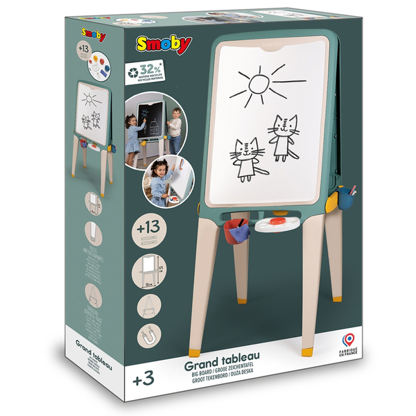 Двухсторонний мольберт Smoby Буквы и цифры (7600410106) - Pampik - 5