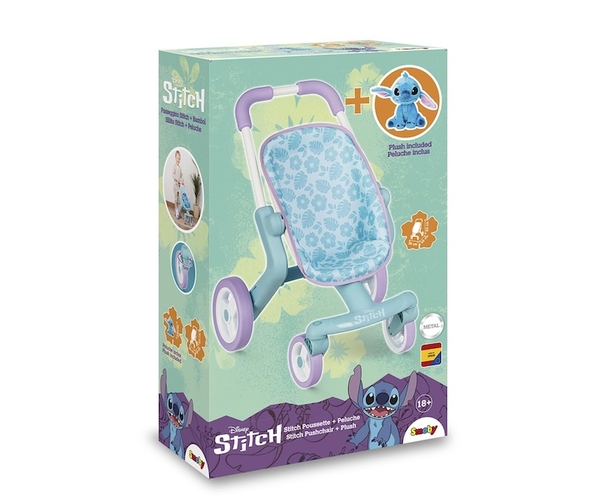 Коляска для ляльки Smoby Стіч. Прогулянка (7600251225) - Pampik - 3