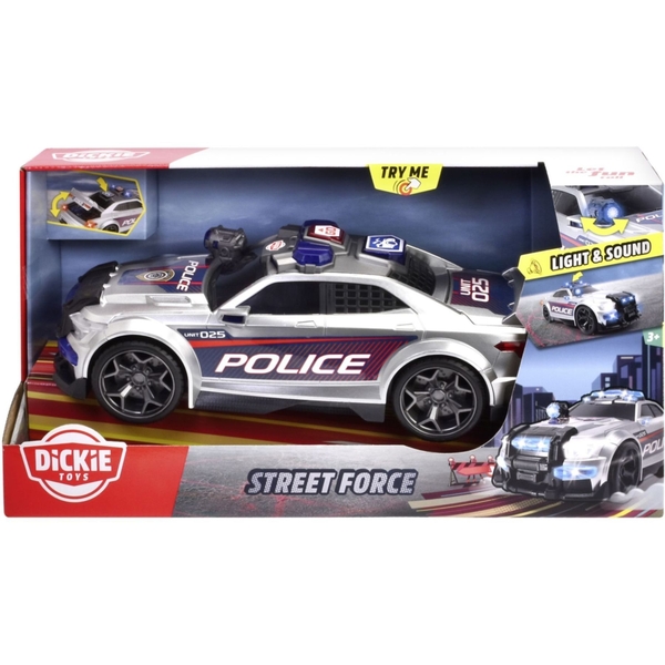 Автомобиль Dickie Toys Уличный полицейский патруль, со звуком и светом, 33 см (3307004) - Pampik - 9