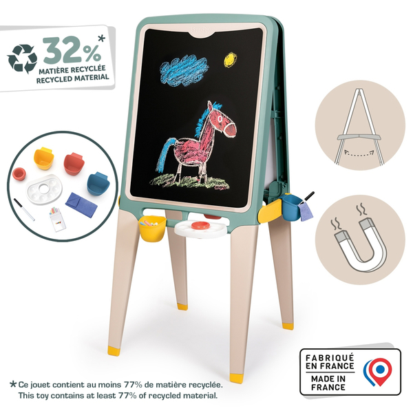 Двухсторонний мольберт Smoby Буквы и цифры (7600410106) - Pampik - 3