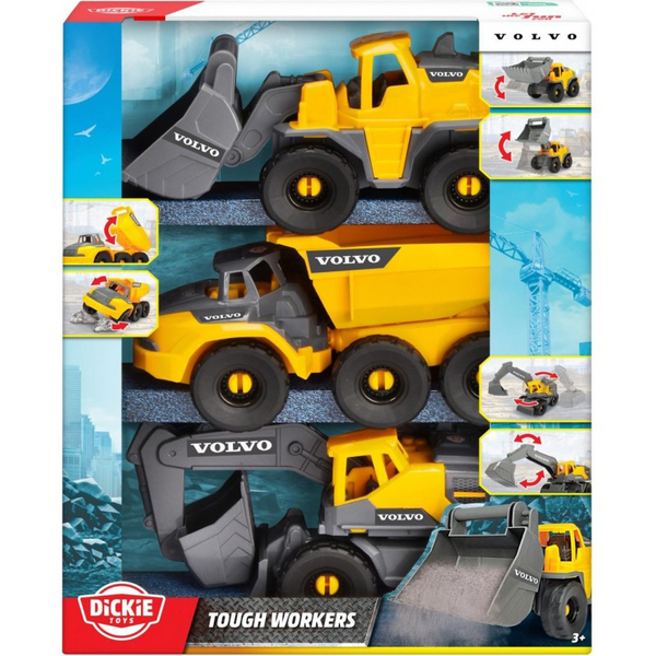 Игровой набор Dickie Toys Вольво Строительная техника, 26 см (3725007) - Pampik - 11