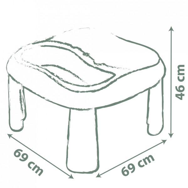 Игровой стол Smoby Life 2 в 1 для игры с песком и водой, с набором для песка, 18+ мес. (7600840111) - Pampik - 6
