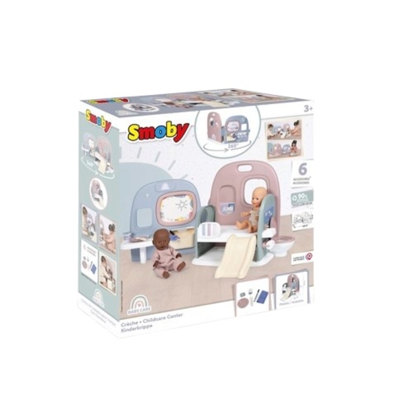 Ігровий набір Smoby Baby Care. Дитячий центр 5 в 1 (7600240308) - Pampik