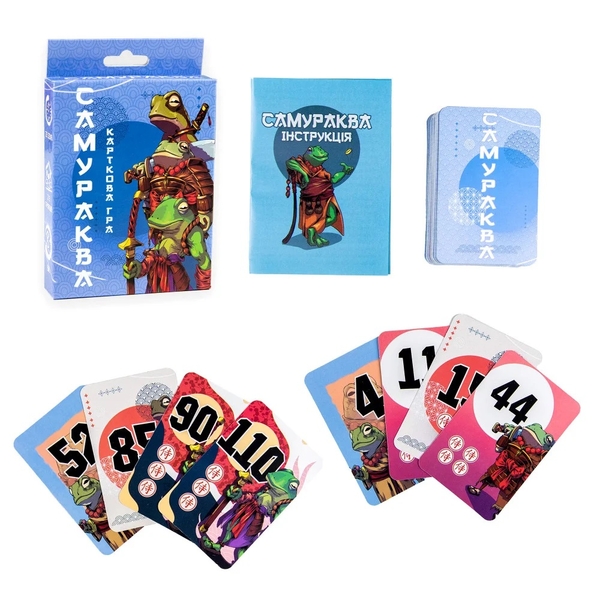 Карточная игра Strateg Самураква, укр.язык (30322) - Pampik - 2
