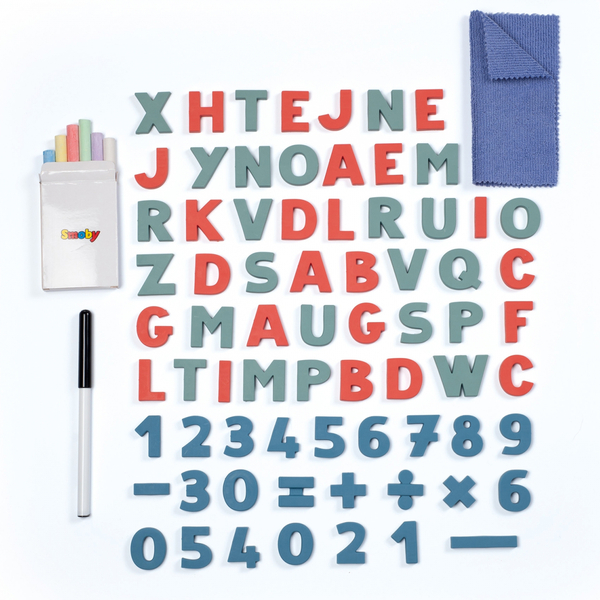 Парта-трансформер 2в1 Smoby деревянная раскладная с мольбертом-доской (420304) - Pampik - 3