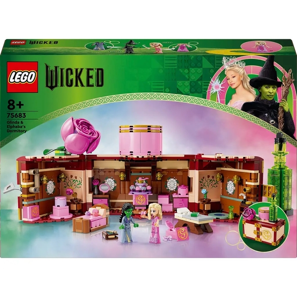 Конструктор LEGO Wicked Кімната Ґлінди та Ельфаби, 740 деталей (75683) - Pampik