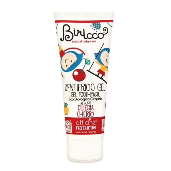 Дитяча органічна зубна паста Officina Naturae з вишневим смаком, 75 мл - Pampik