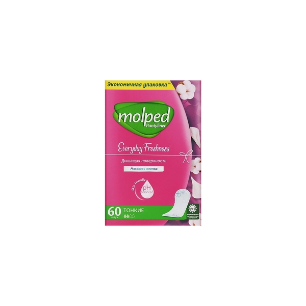 Щоденні прокладки Molped Everyday Freshness, 60 шт. - Pampik