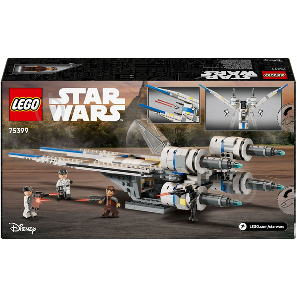 Конструктор LEGO Star Wars Повстанський винищувач U-Wing, 594 деталі (75399) - Pampik - 2