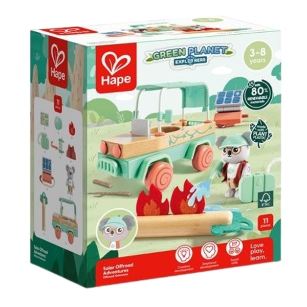 Игровой набор Hape Приключения на внедорожнике (E3422) - Pampik