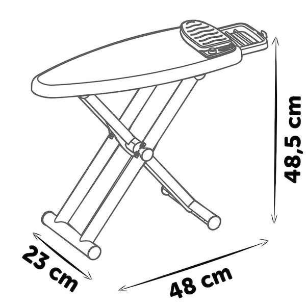 Игровой набор Smoby Паровая гладильная система Tefal, с аксессуарами (7600330125) - Pampik - 4