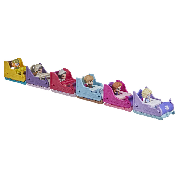 Ігровий набір Hasbro Frozen 2 Twirlabouts Санки Ельзи з сюрпризом 2 в 1 (F3129 FRZ 2 TWIRLABOUTS SINGLE VEH ELSA) - Pampik - 6