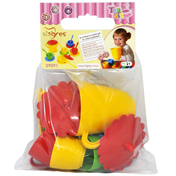 Набор посуды Tigres Ромашка, 19 элементов (39091) - Pampik - 2