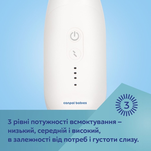 Аспіратор для носа Canpol Babies Easy Natural електричний (9/319) - Pampik - 22
