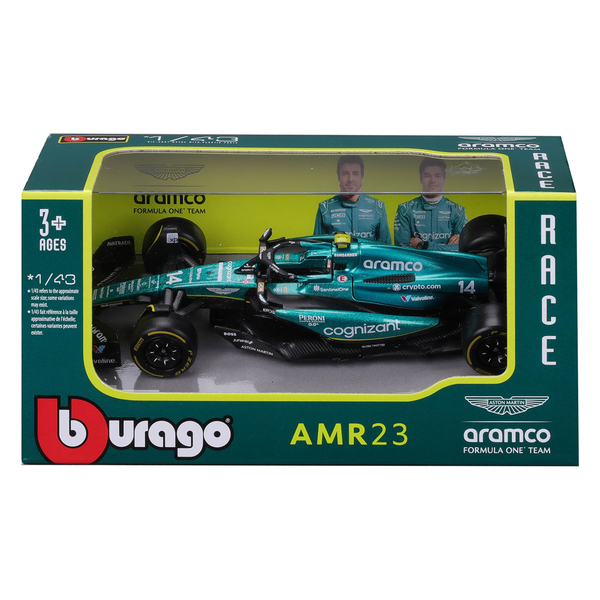 Автомодель Bburago Aston Martin AMR23 2023, 1:43, в асортименті (18-38090) - Pampik - 10