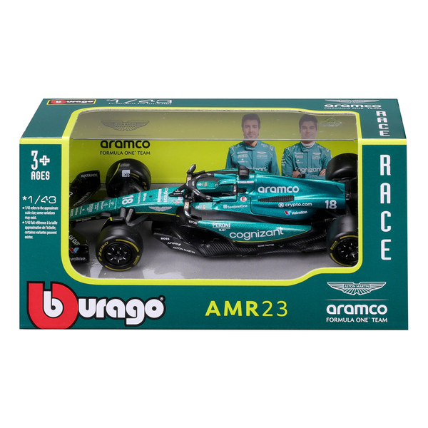 Автомодель Bburago Aston Martin AMR23 2023, 1:43, в асортименті (18-38090) - Pampik - 9
