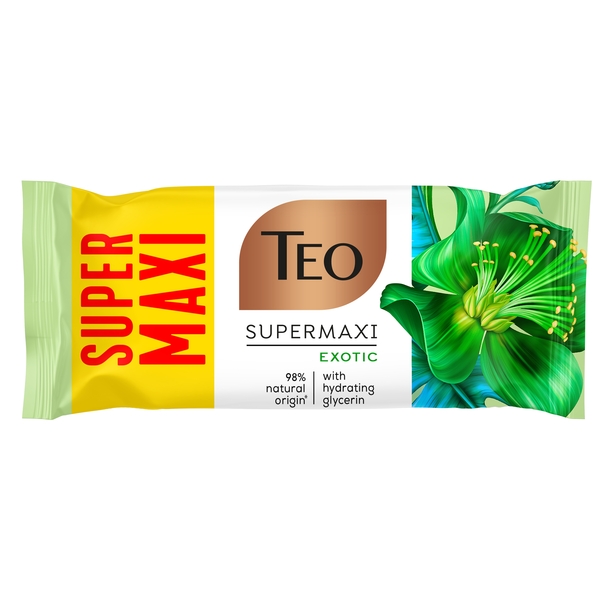 Мыло твердое Teo Supermaxi Exotic, 140 г - Pampik