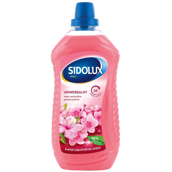 Універсальний засіб для миття різних поверхонь Sidolux Японська вишня, 1 л - Pampik