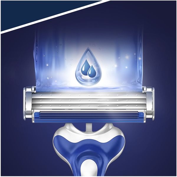 Одноразовые мужские станки для бритья Gillette Blue3 Comfort, 8 шт - Pampik - 6