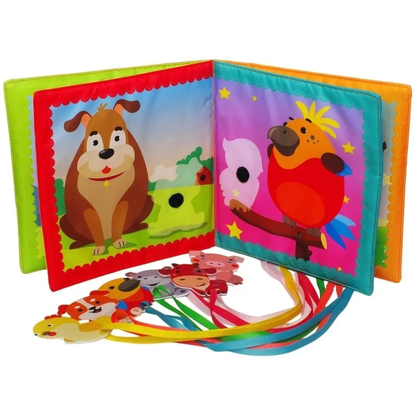 М'яка книжка-сюрприз Книжковий хмарочос. Розвивайка. Хто моя мама? - Pampik - 2