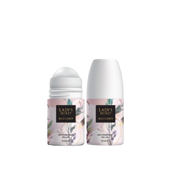 Женский роликовый дезодорант-антиперспирант Lady's Secret Wild Flower, 50 мл - Pampik