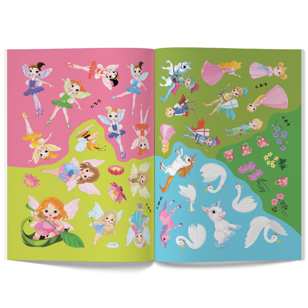 Перші розвивальні наліпки. Феї та принцеси, 42 наліпки (F00024342) - Pampik - 5