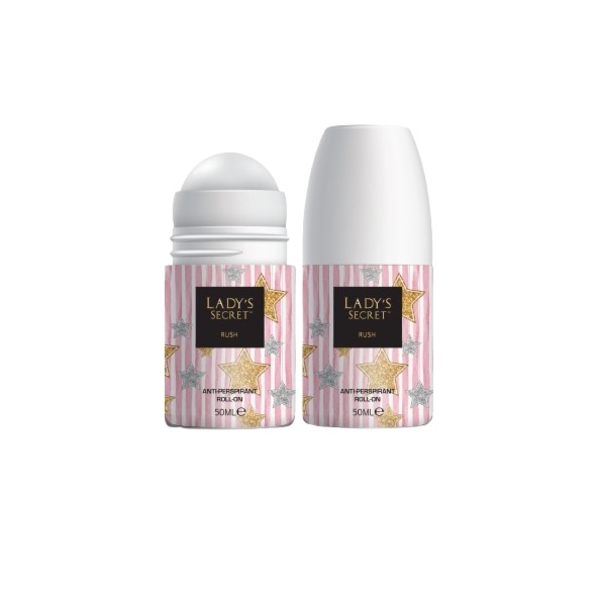Жіночий роликовий дезодорант-антиперспірант Lady's Secret Rush, 50 мл - Pampik