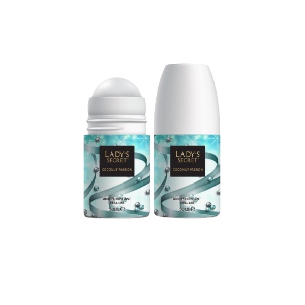 Женский роликовый дезодорант-антиперспирант Lady's Secret Coconut Passion, 50 мл - Pampik